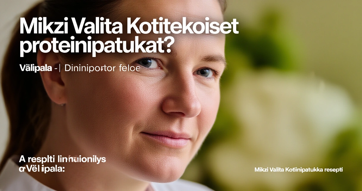 Miksi Valita Kotitekoiset Proteiinipatukat?