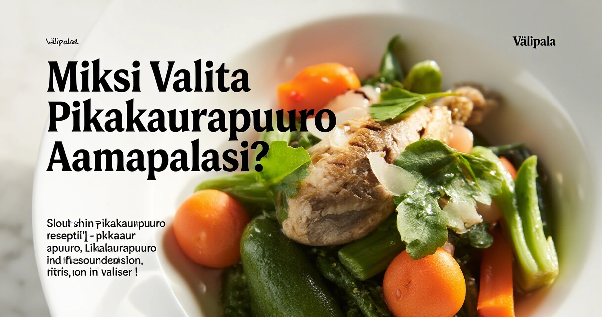 Miksi Valita Pikakaurapuuro Aamupalaksi?